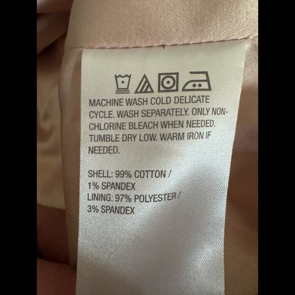 BEAUTIFUL by Lawrence Zarian Notch Collar Blazer Delicate Pink Medium NWOT - Picture 12 of 13